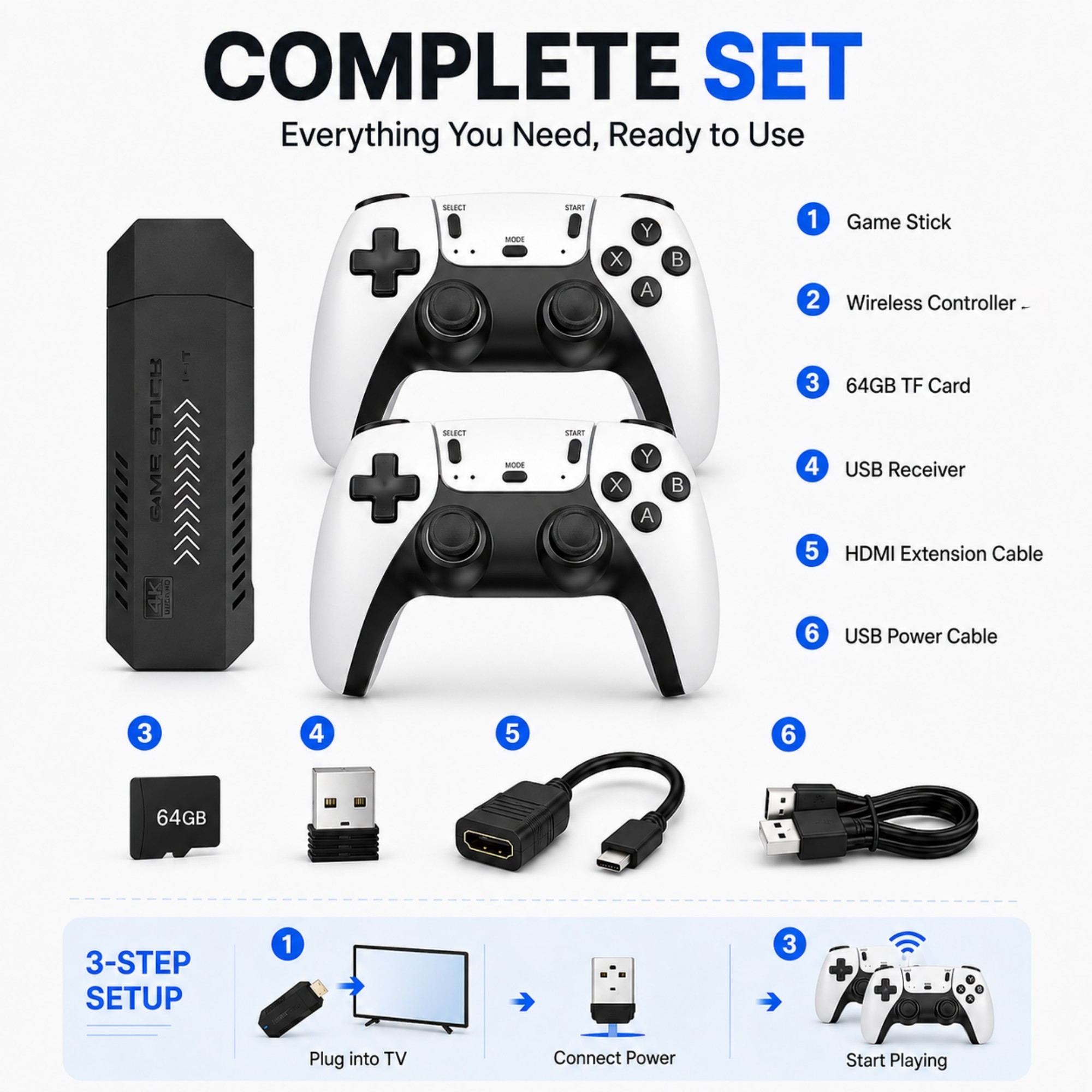Retro Gaming X2 Pro - 4K HD Video Handle Game Console