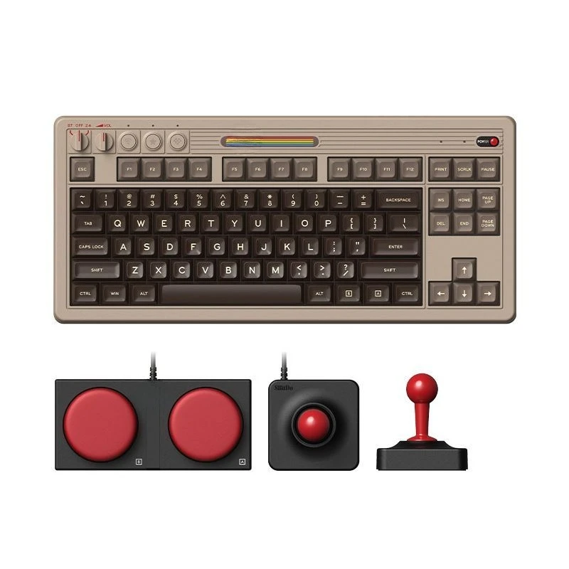 Retro Gaming Universe - Retro87C64 retro mechanical gaming keyboard wireless