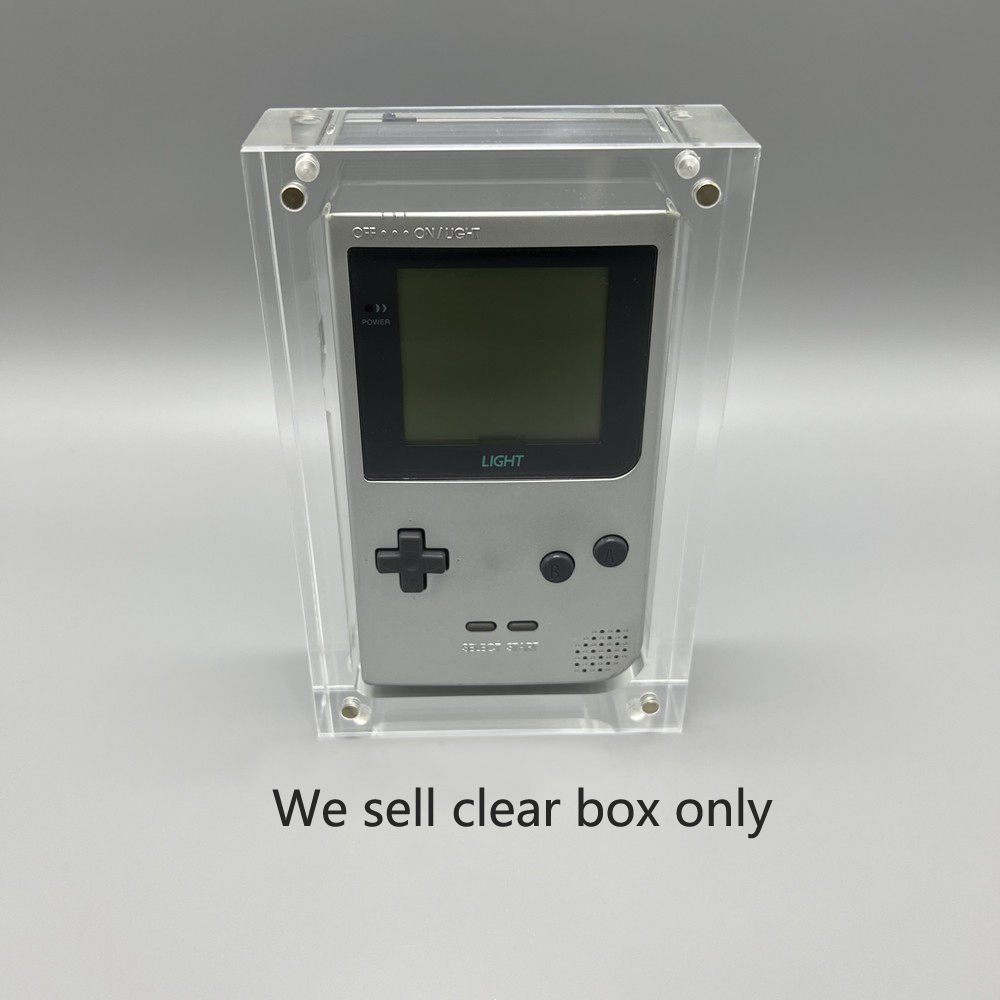 Game Boy Cartridge Holder - Transparent Storage Magnetic Acrylic box For