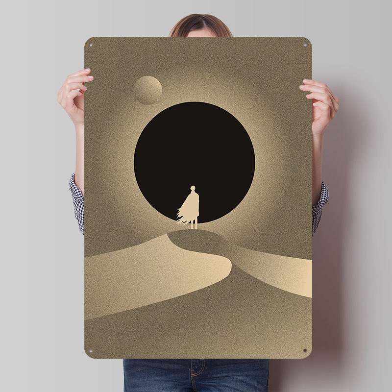 Retro Gaming Universe - the Universe of Dune Printed Poster