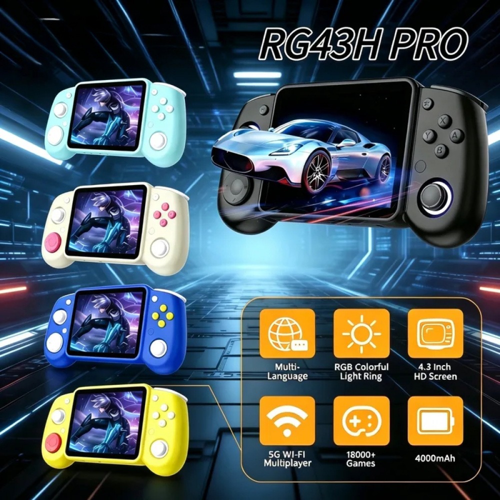Retro Gaming Fun - RG43H Pro Portable Retro Handheld Game