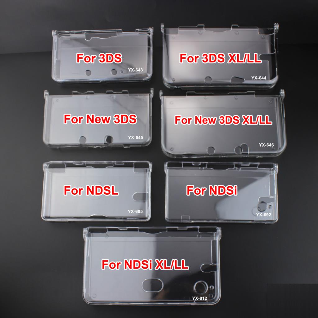 Game Boy Cartridge Holder - 8models 1pc Plastic Clear Crystal Protective