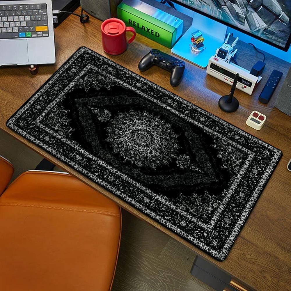 Retro Pc Gaming - New Black Persian Carpet Mysterious Retro