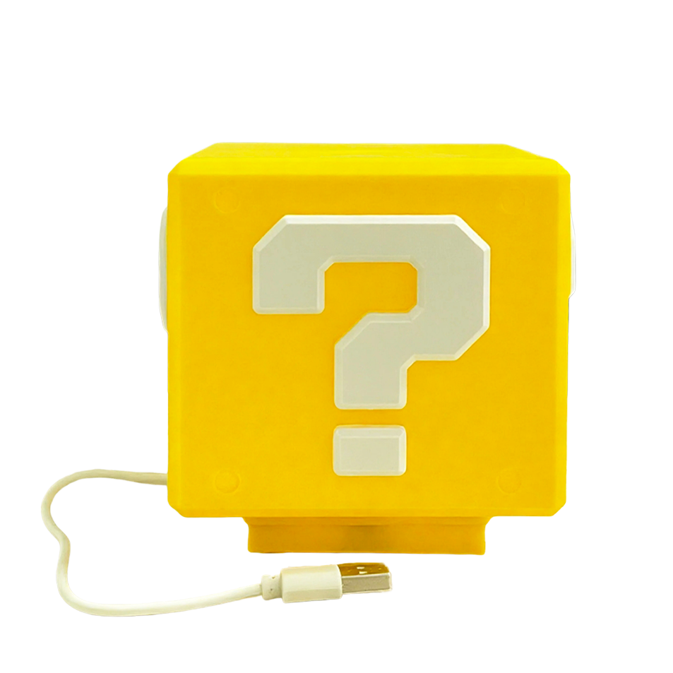Retro Gaming Projector - 2026Question Block Lamp with Sound Effects