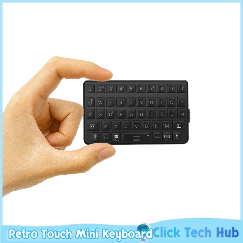 Retro Gaming Universe - Exknight Retro Touch Mini Keyboard Bluetooth