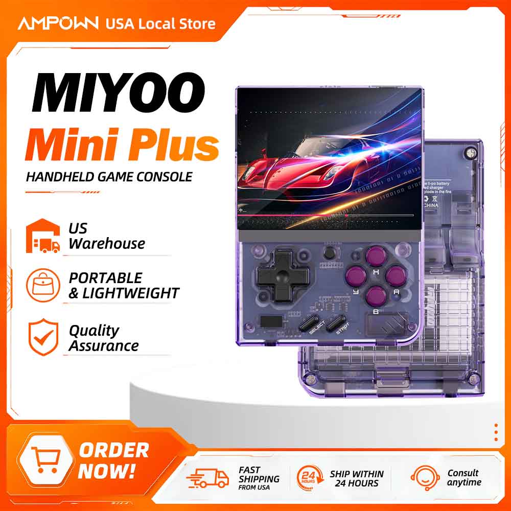 Retro Gaming Monitor - Miyoo Mini+ Retro Handheld Game Console