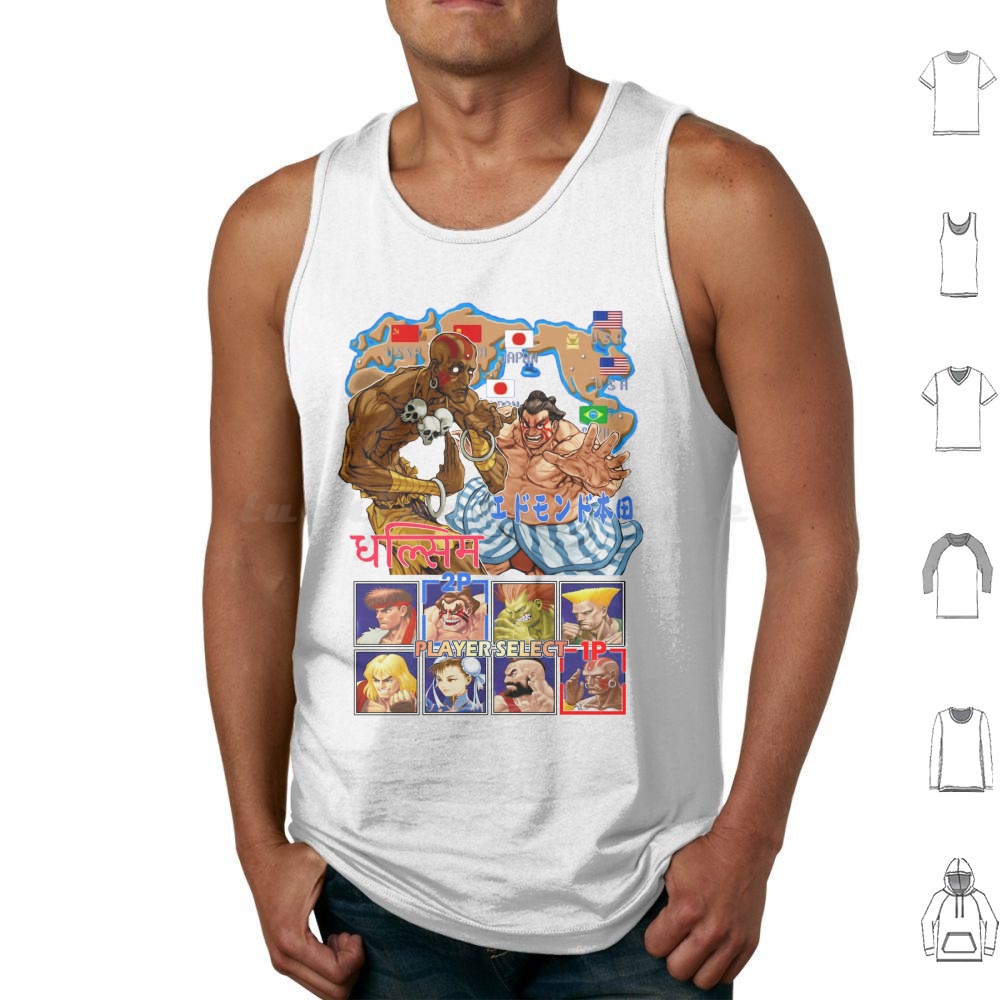 Retro Gaming Gamestop - Tribute To Tank Tops Print Cotton
