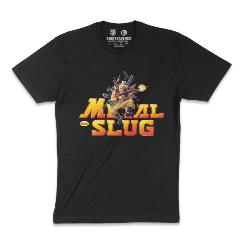 00012810#A-Metal Slug Tshirt | - Retro Gaming Gamestop recension och pris