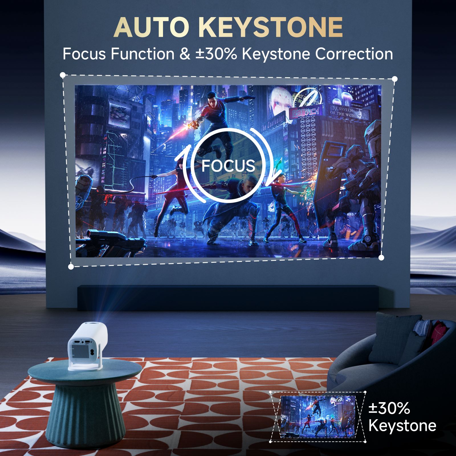 HONGTOP P30PRO Smart Mini Proj - Retro Gaming Projector recension och pris