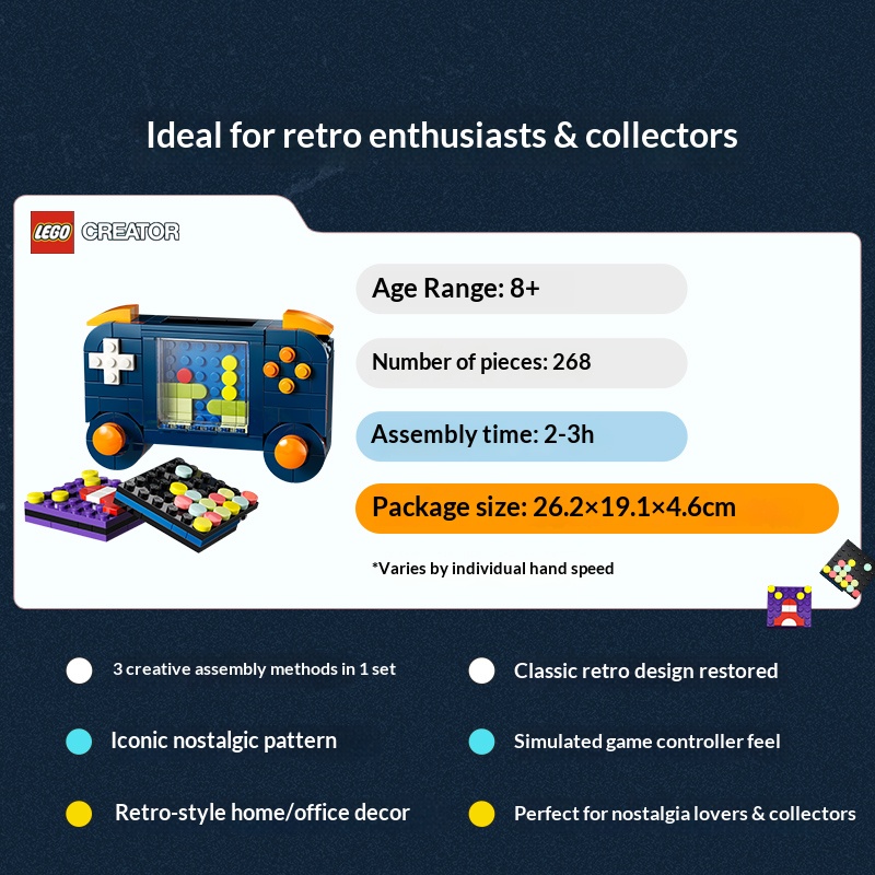 LEGO Creator 3in1 Building Blo - Retro Gaming Unit recension och pris