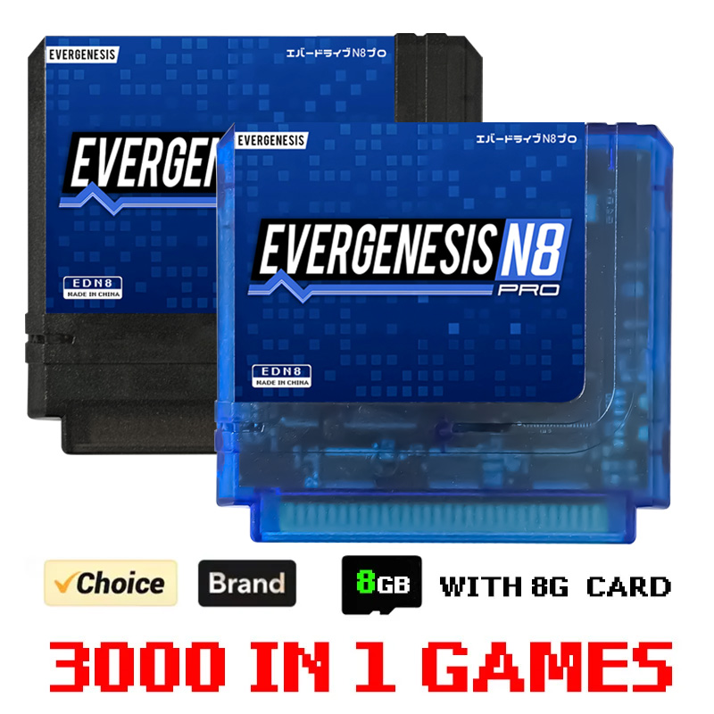 3000 in 1 Game Card ED N8 Pro  - Retro Gaming Fun recension och pris