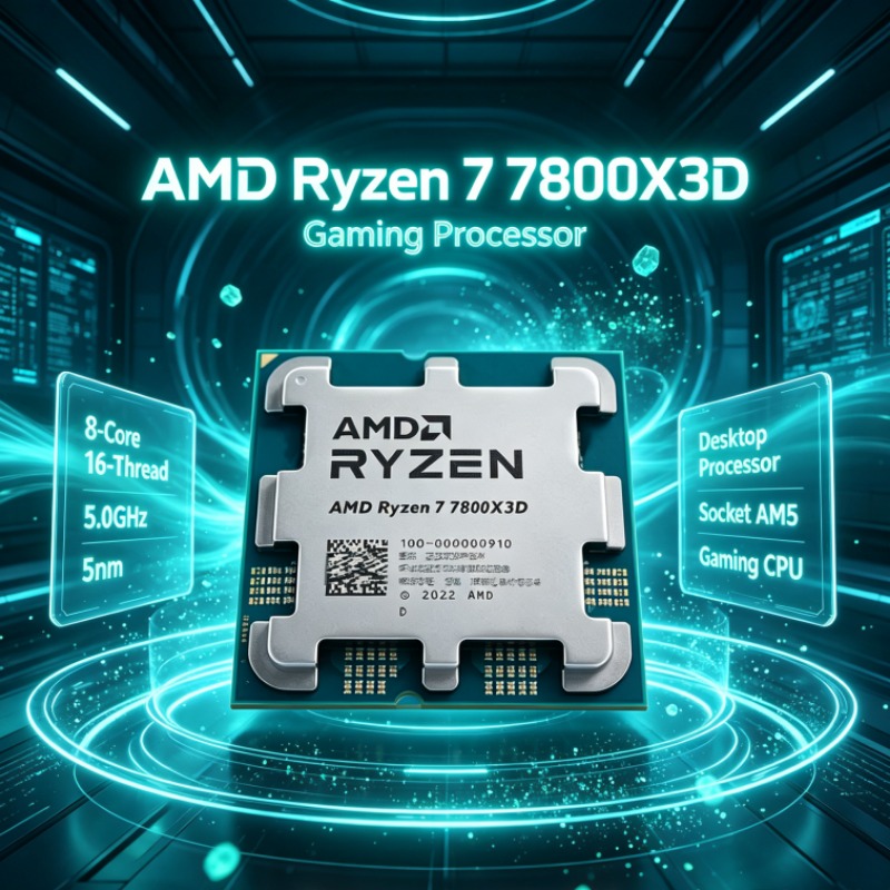 AMD R7 7800X3D Ryzen 7 AM5 CPU - Amd Cpu Ryzen 7 recension och pris