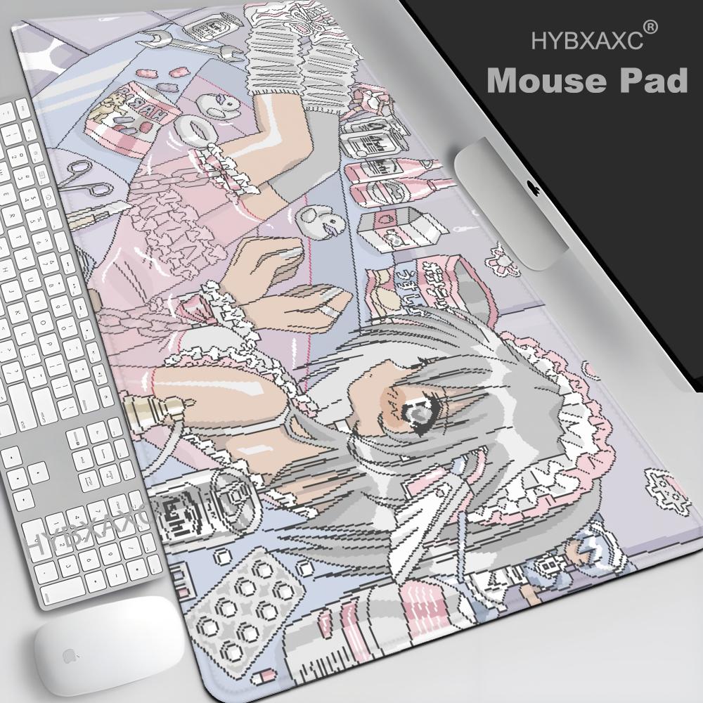 Pixel Art Anime Girl Mouse Pad - Retro Gaming Desk Setup recension och pris