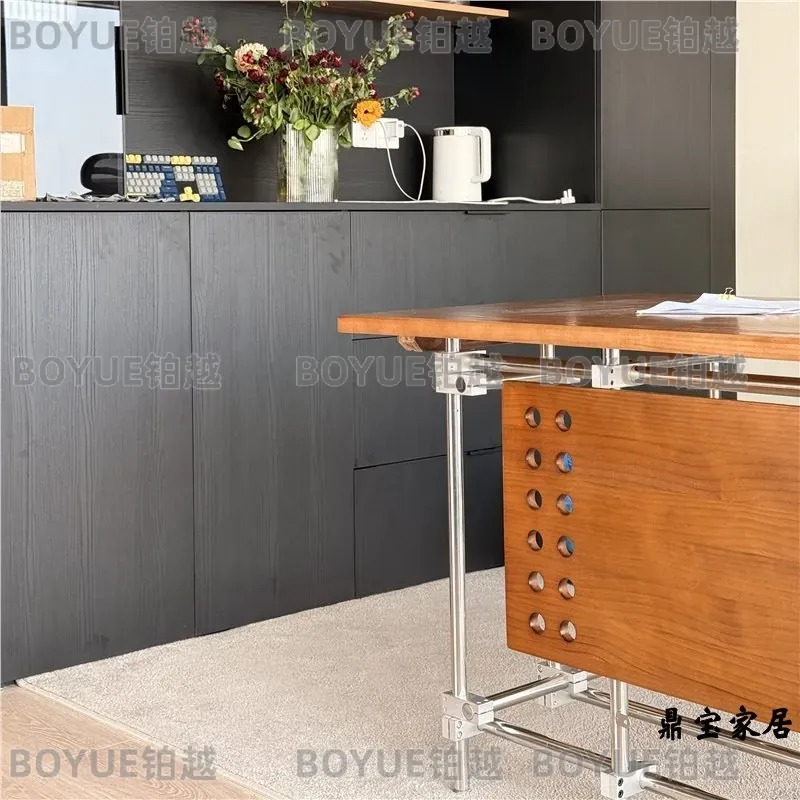 Bauhaus Solid Wood Desk Retro  - Retro Gaming Desk Setup recension och pris