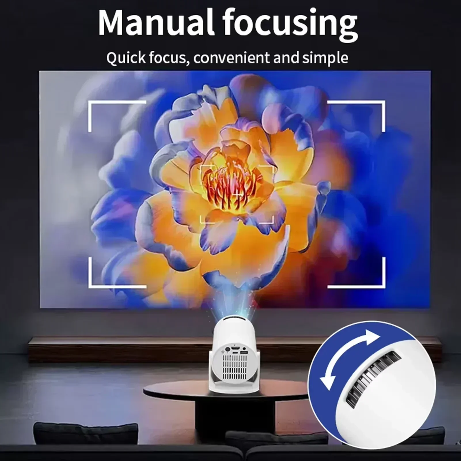 Mini HY300 Smart Android Proje - Retro Gaming Projector recension och pris