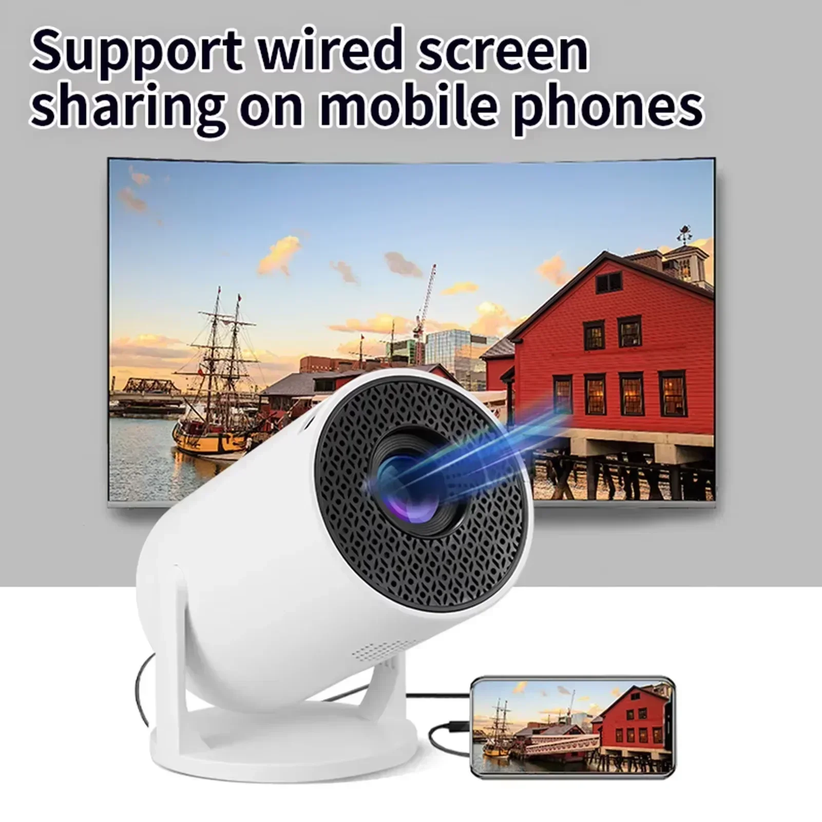 Mini HY300 Smart Android Proje - Retro Gaming Projector recension och pris