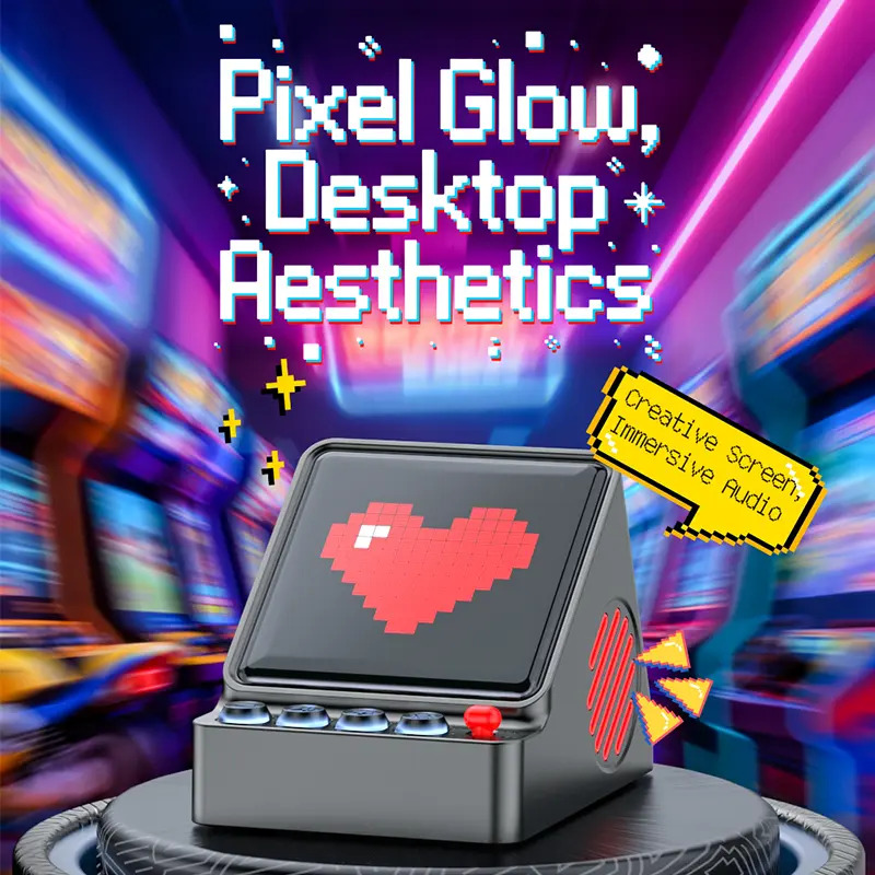 Retro Pixel Art Programmable L - Retro Gaming Desk Setup recension och pris