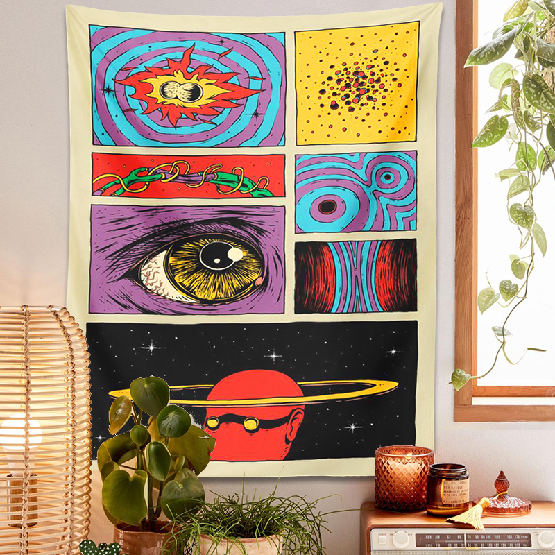 VIKAMA Psychedelic Collage Art - Retro Gaming Universe recension och pris