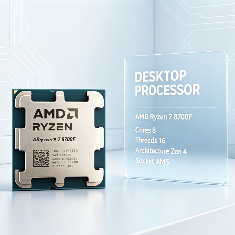 AMD Ryzen 7 8700F Desktop CPU  - Amd Cpu Ryzen 7 recension och pris