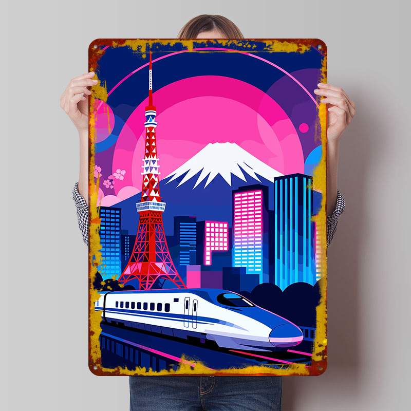 Tokyo Cityscape With Bullet Tr - Retro Gaming Tokyo recension och pris