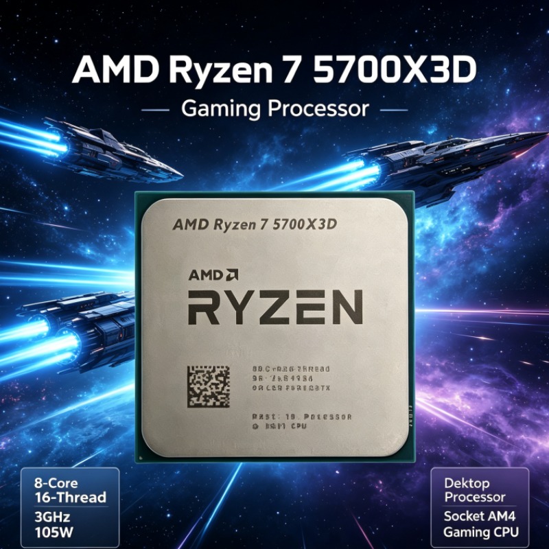 Ryzen 7 5700X3D AMD Socket AM4 - Amd Cpu Ryzen 7 recension och pris