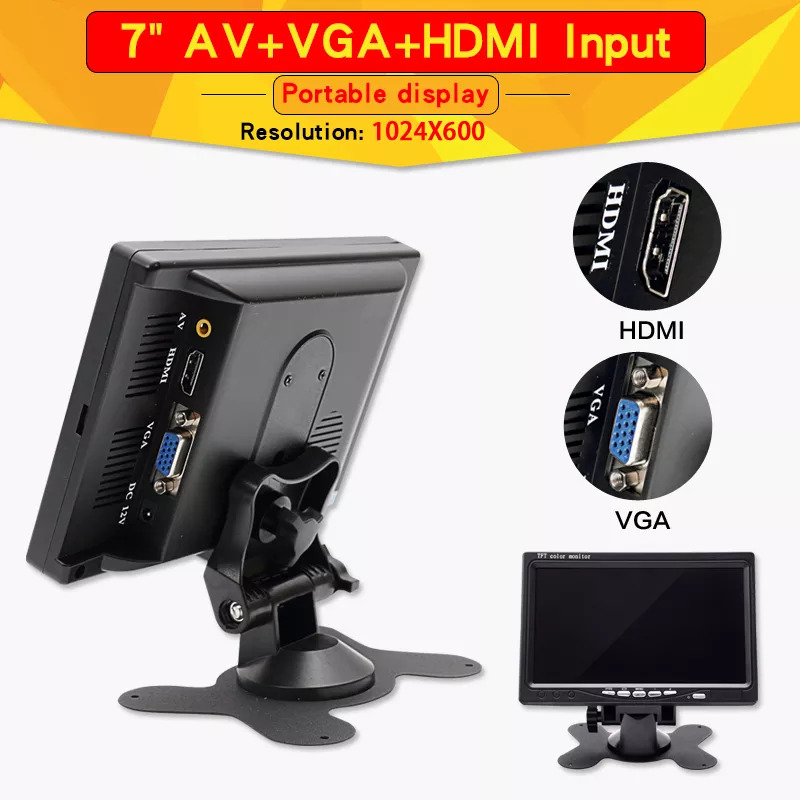 7-inch Portable display 1024x6 - Retro Gaming Monitor recension och pris