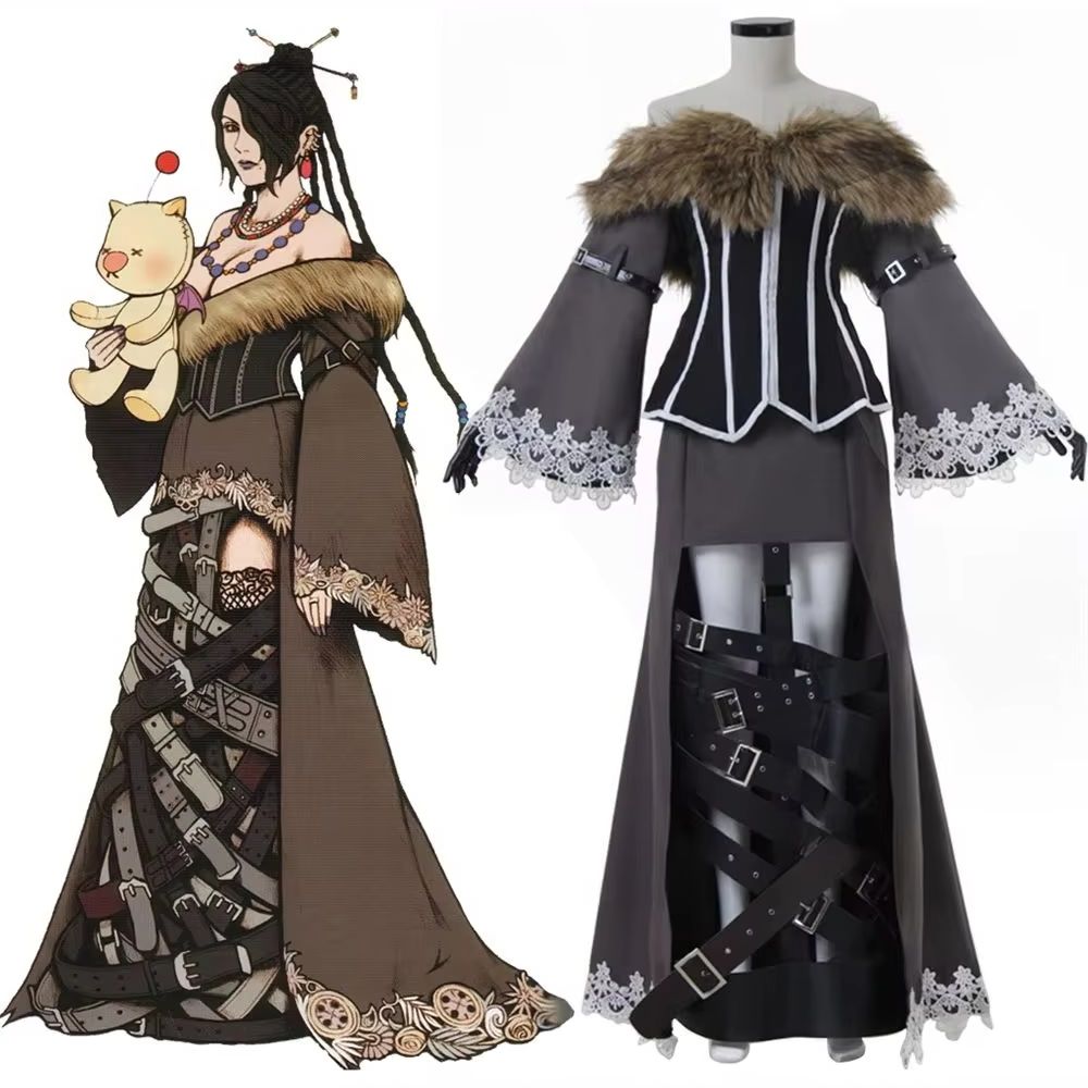 Game FFX LuLu Cosplay Black Ma - Retro Gaming Kit recension och pris