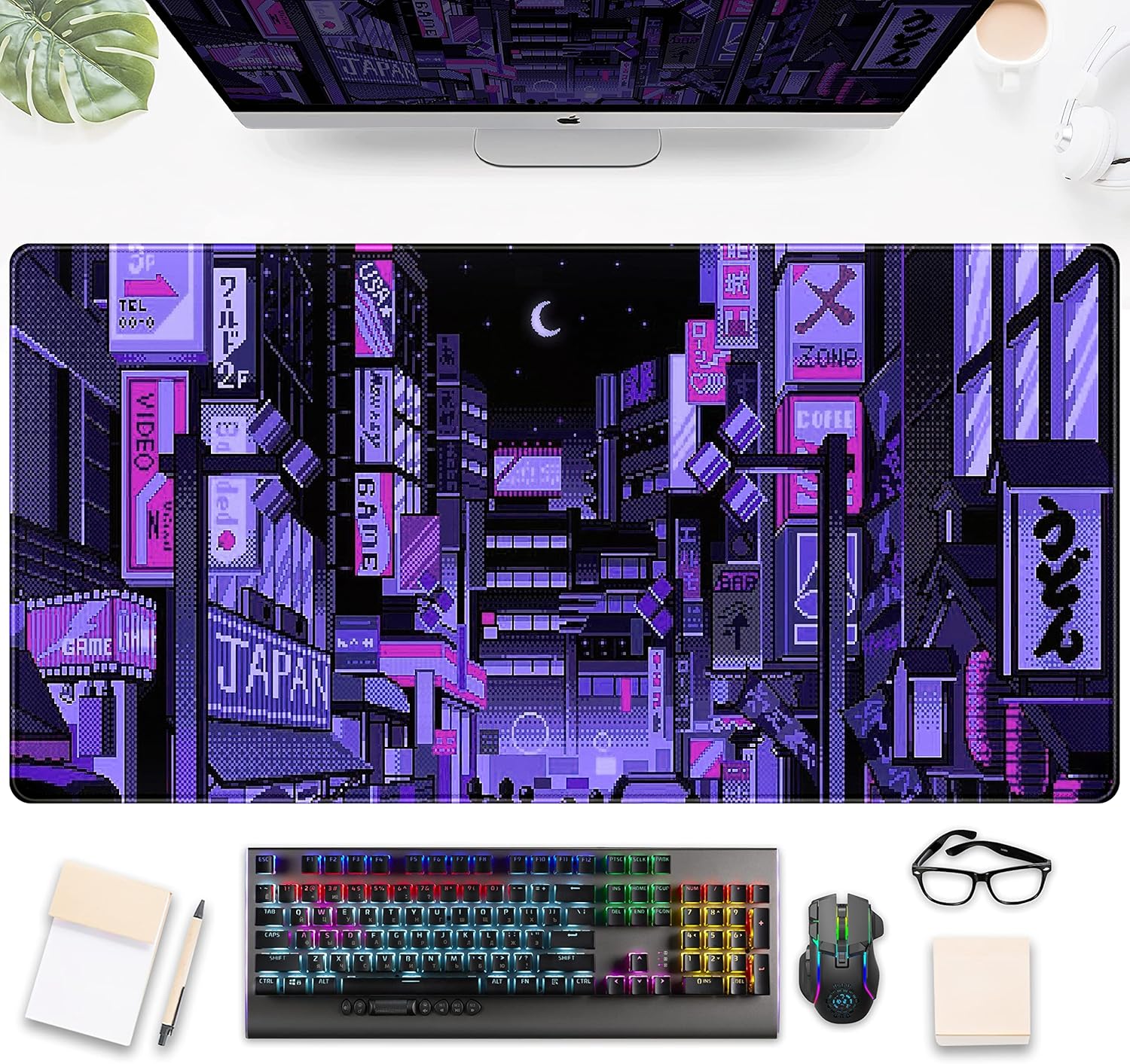 Tokyo Street Purple Neon Pixel - Retro Gaming Tokyo recension och pris