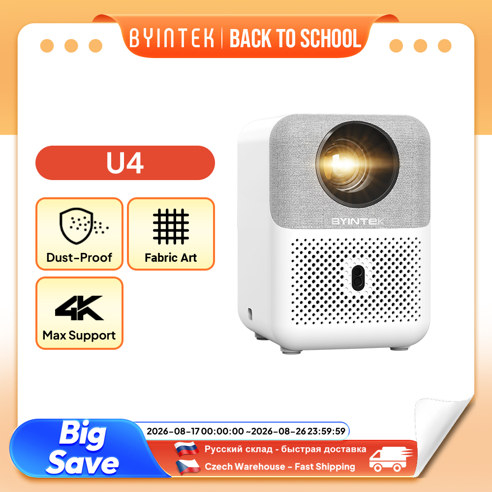BYINTEK Full HD Mini Projector - Retro Gaming Projector recension och pris