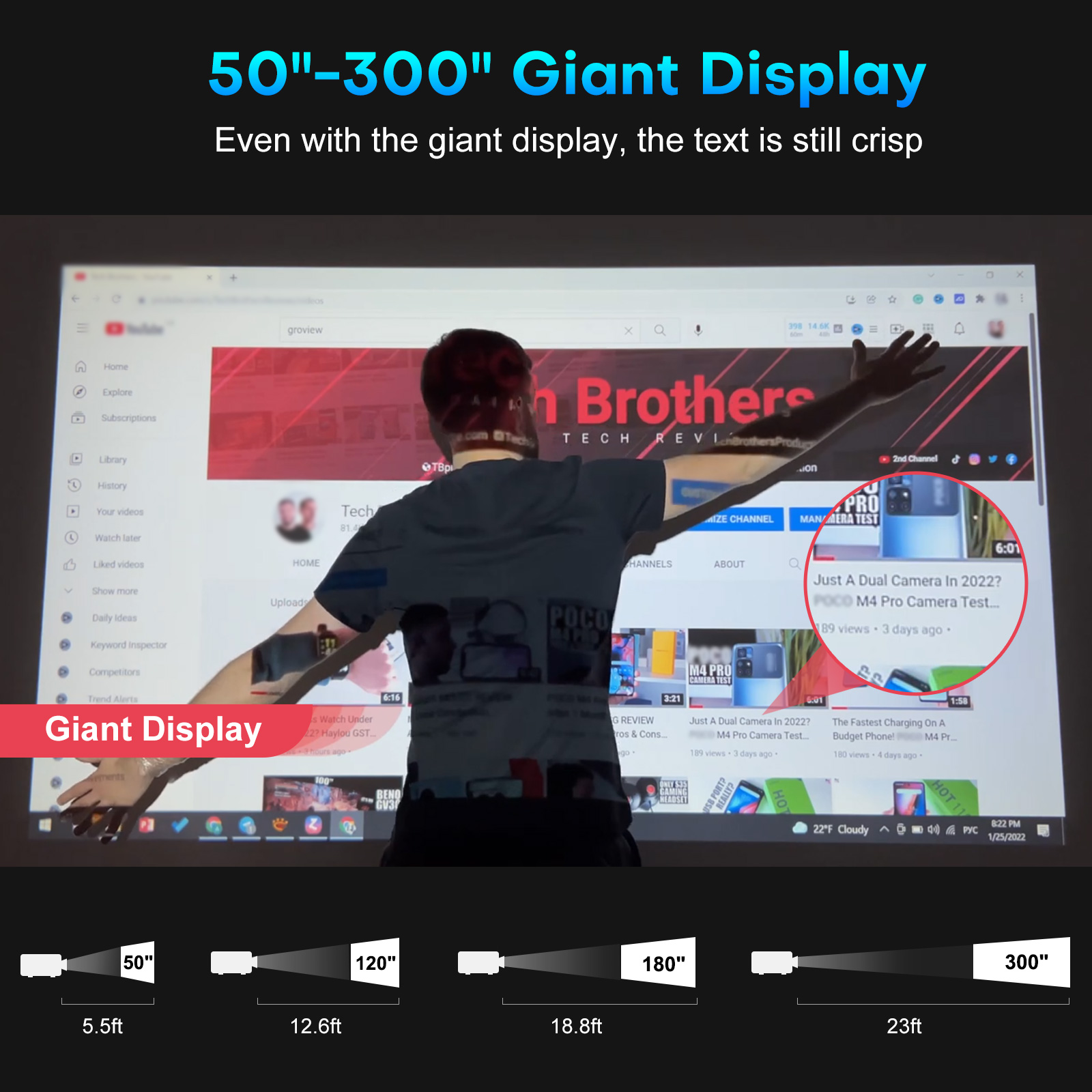 GROVIEW 1080P Projector, 15000 - Retro Gaming Projector recension och pris