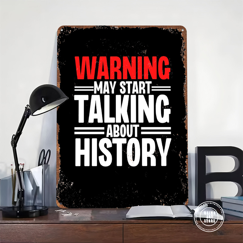 Warning May Start Talking Tin  - Retro Gaming Talk recension och pris