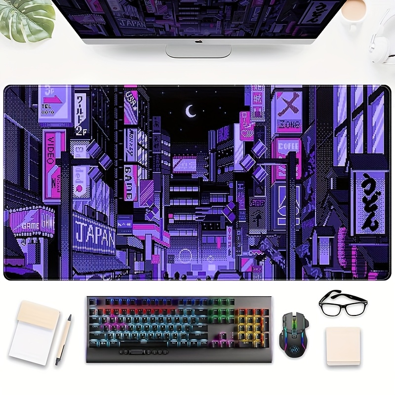 XXL Tokyo Street Desk Mat,Vibr - Retro Gaming Desk Setup recension och pris