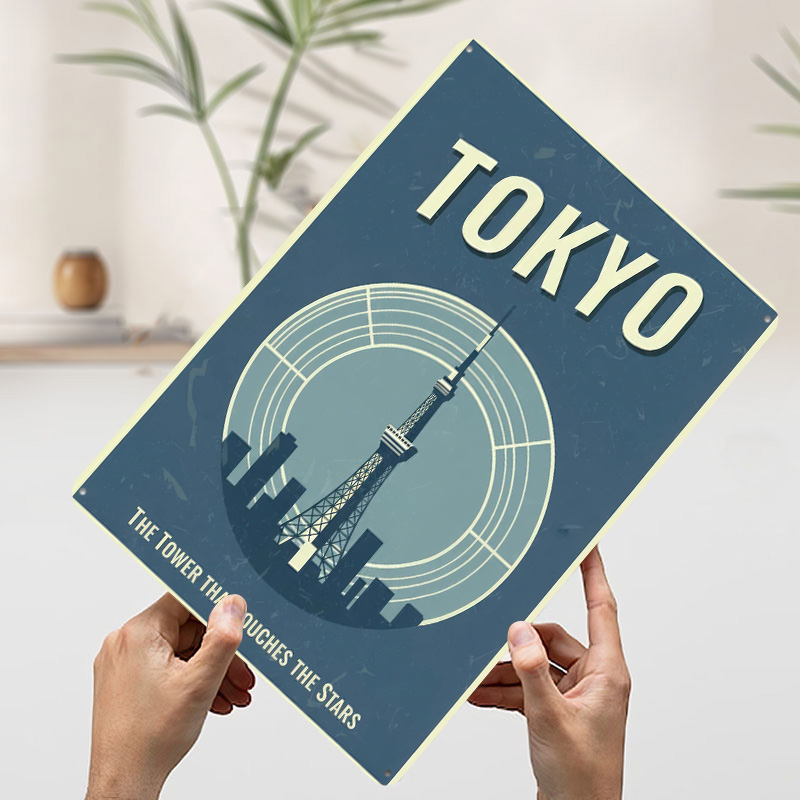 Tokyo Tower Vintage Travel Pri - Retro Gaming Tokyo recension och pris