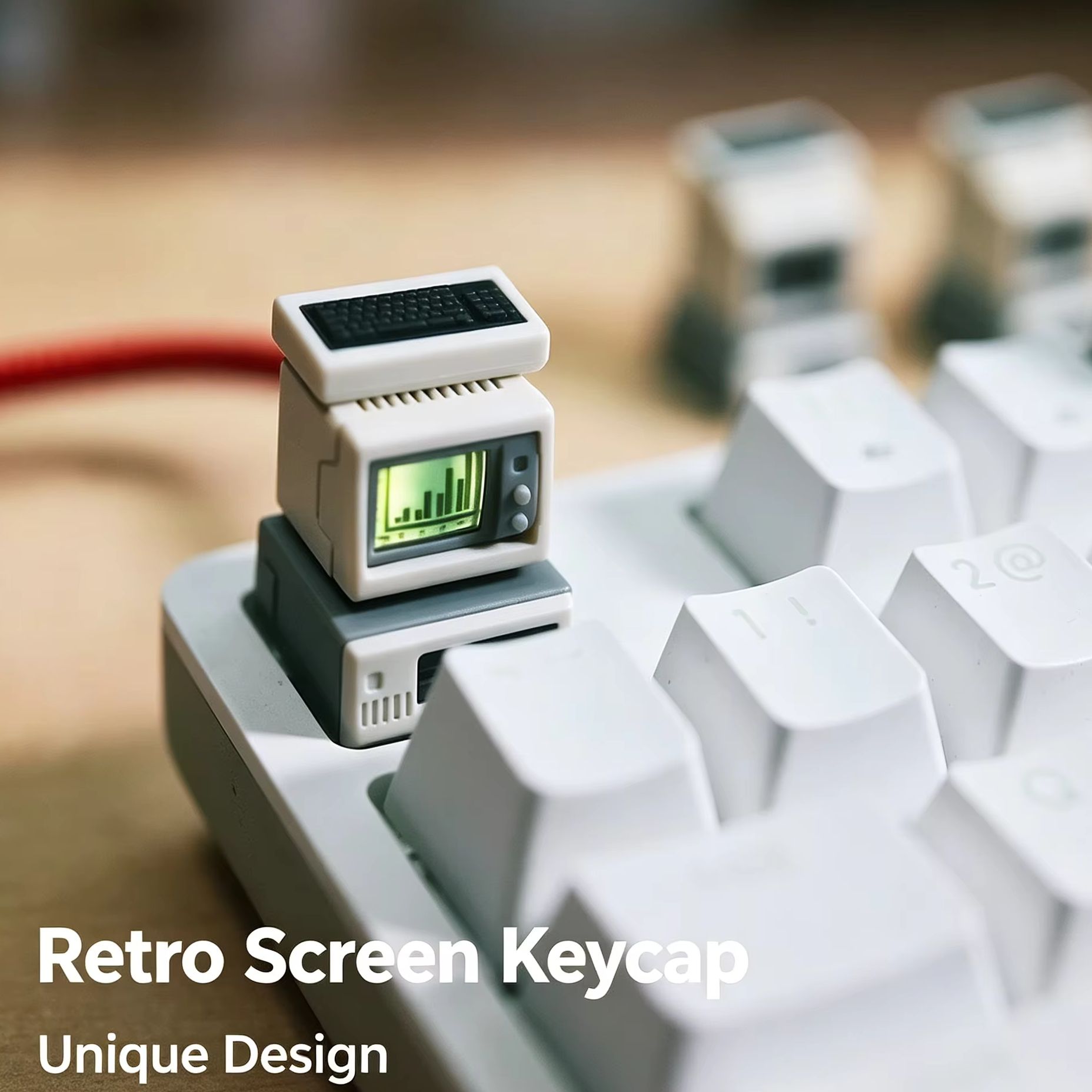 Retro Computer Keycap Backlit  - Retro Gaming Unit recension och pris