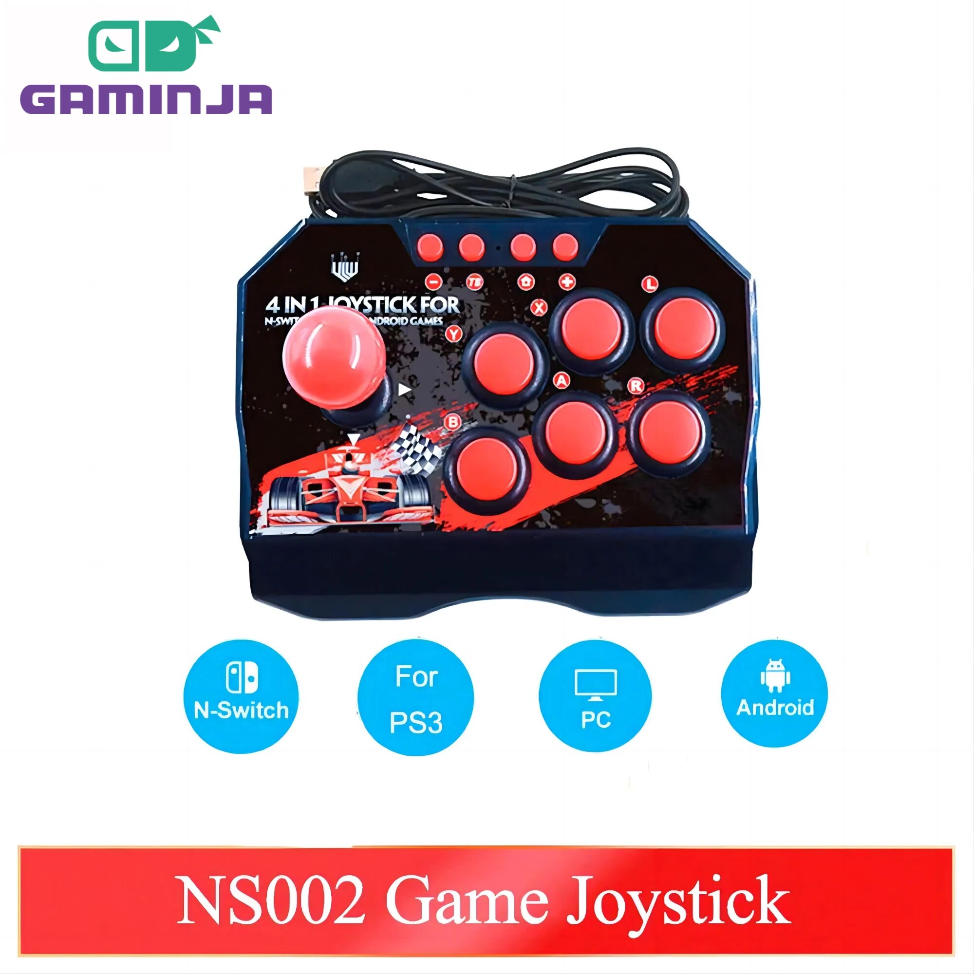 GAMINJA NS002 4 In 1 Retro Arc - Retro Gaming Device recension och pris