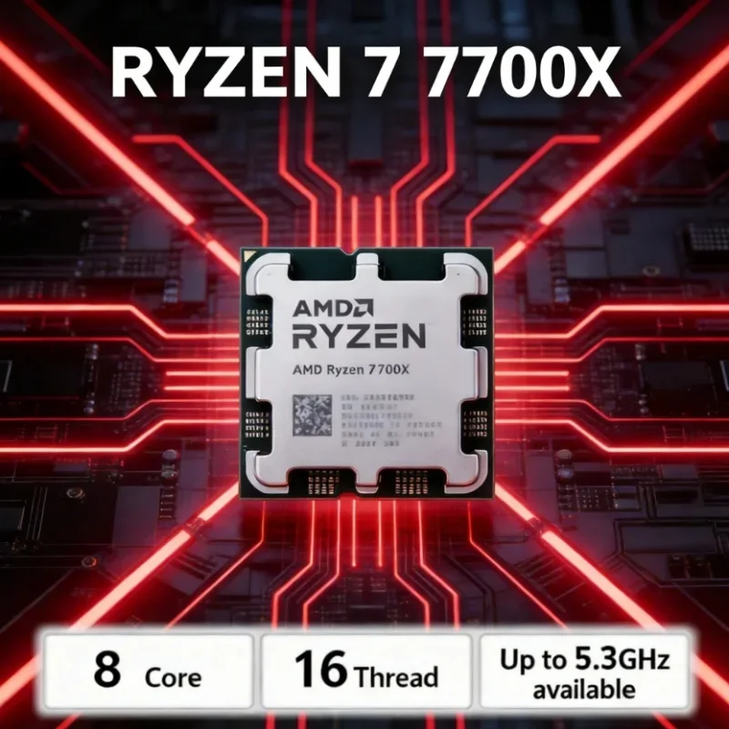 AMD Ryzen 7 7700X R7 7700X 8 C - Amd Cpu Ryzen 7 recension och pris