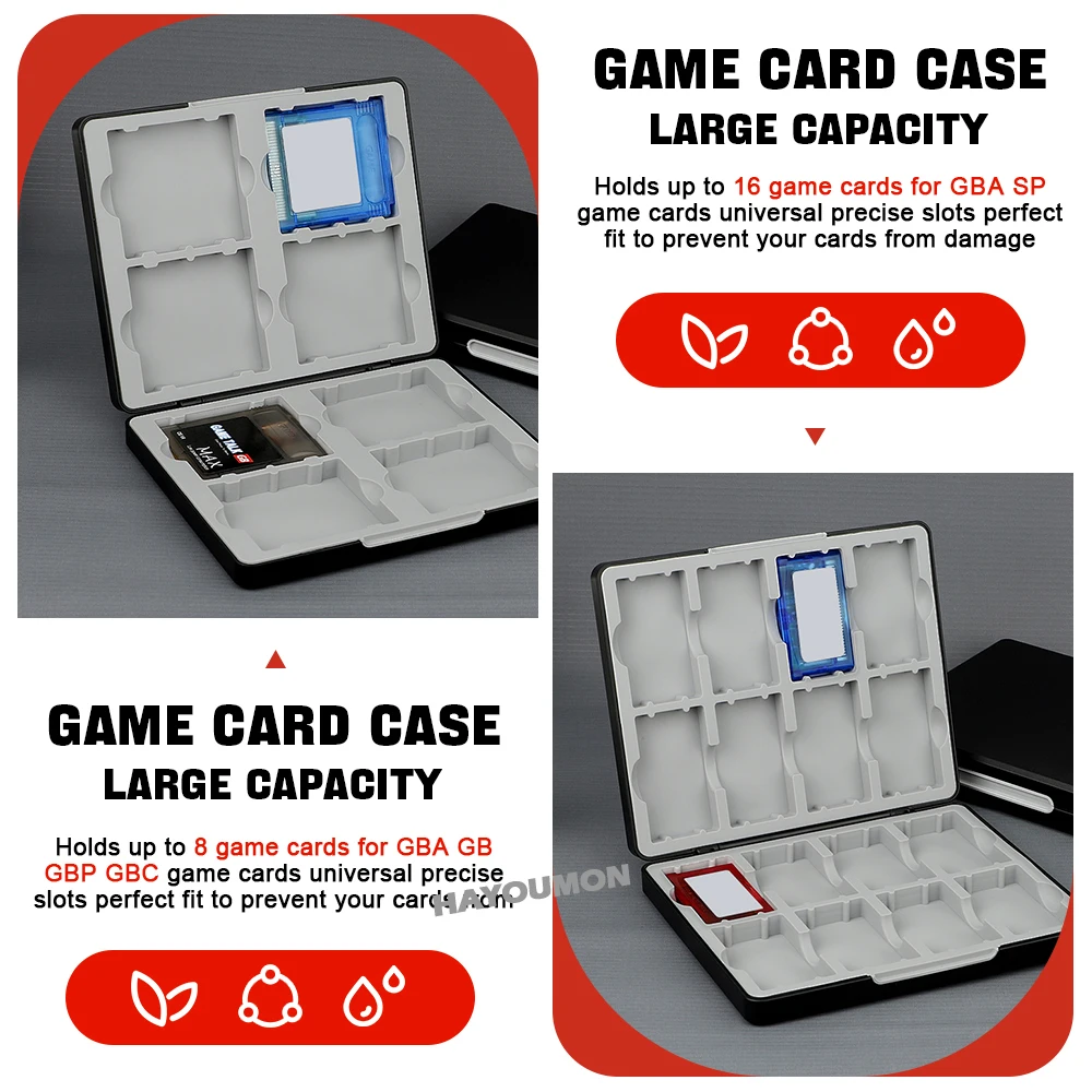Black For GBC/GB/GBA SP Game C - Game Boy Cartridge Holder recension och pris