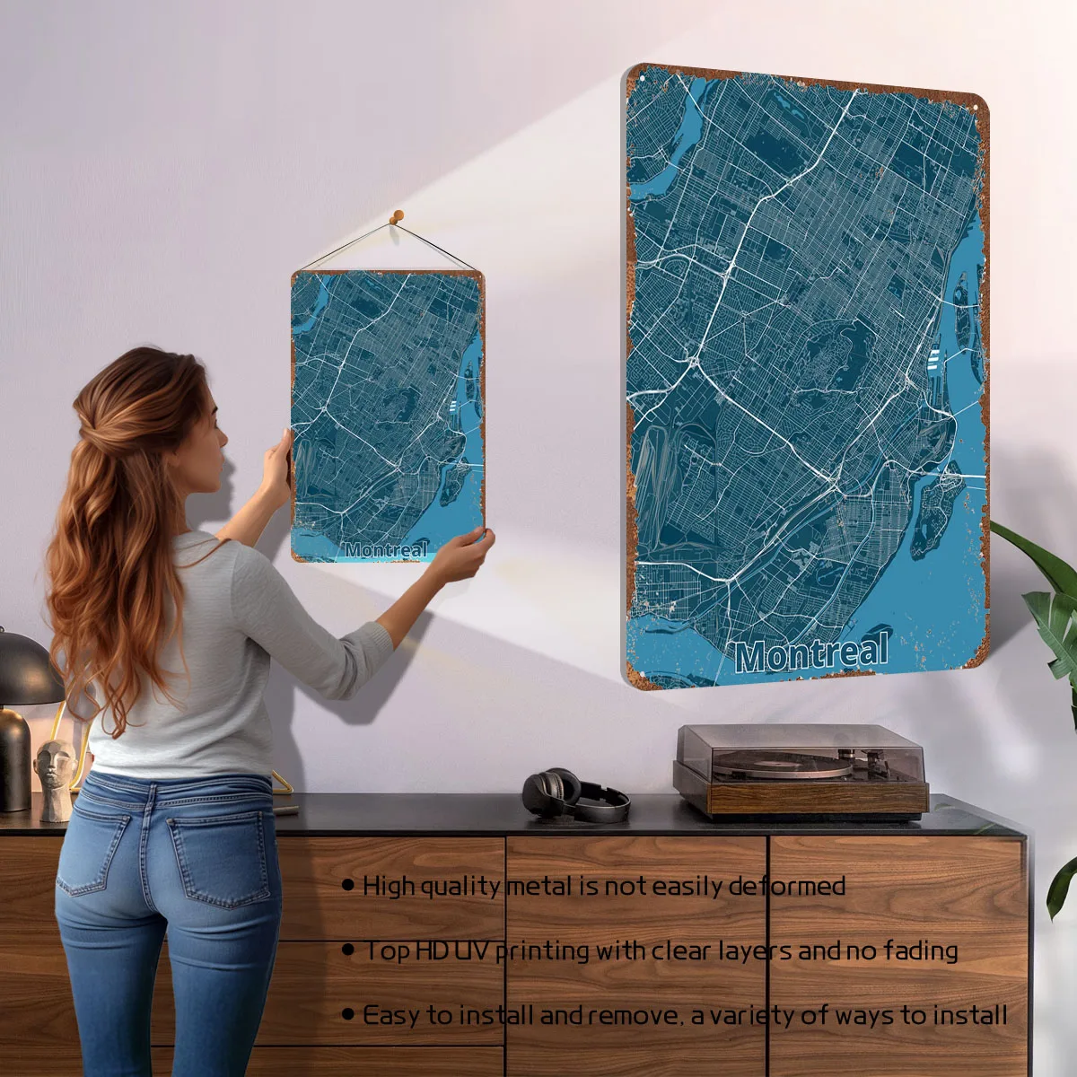 Montreal City Map Poster Map M - Retro Gaming Montreal recension och pris