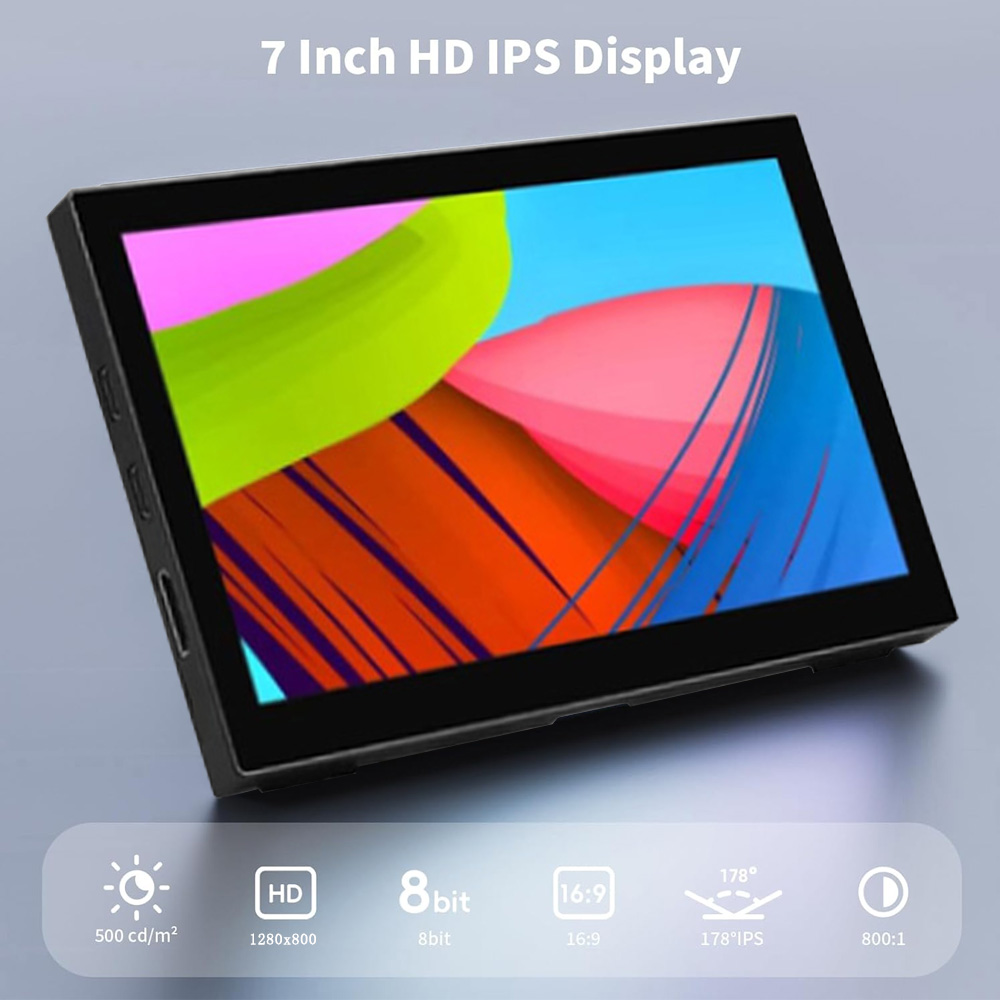 Touchscreen Small Monitor 7-In - Retro Gaming Monitor recension och pris