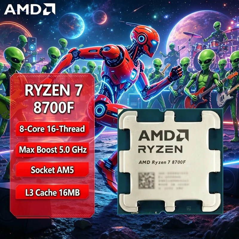 AMD Ryzen 7 8700F Desktop Proc - Amd Cpu Ryzen 7 recension och pris