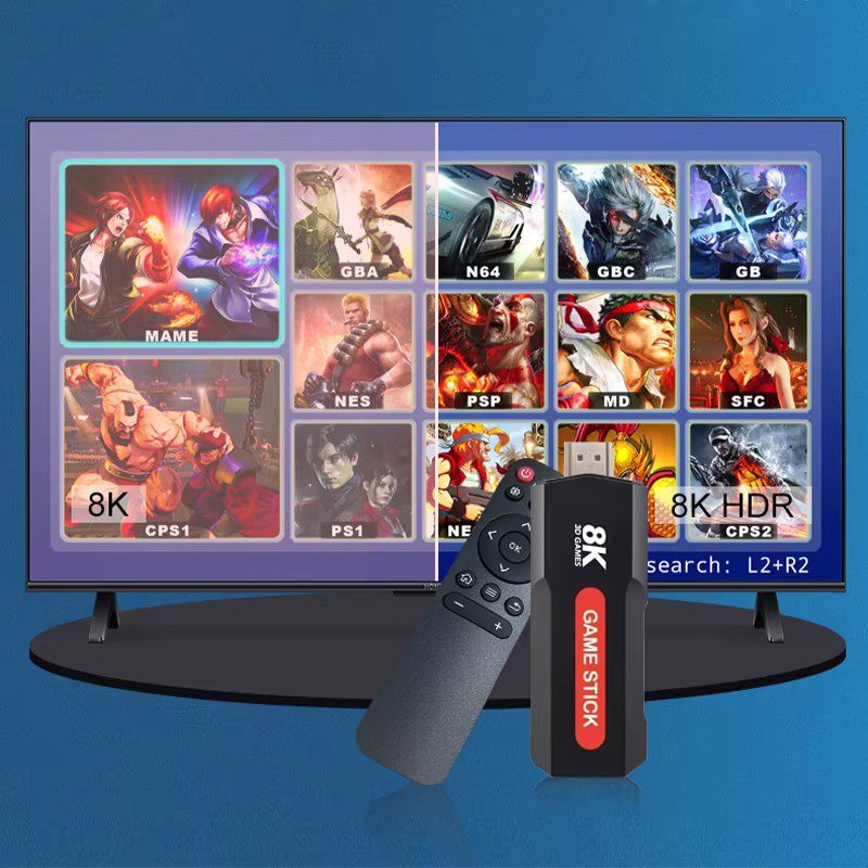 X2 Game Stick HD 4K 8K 3D Cons - Retro Gaming Raspberry Pi Zero recension och pris