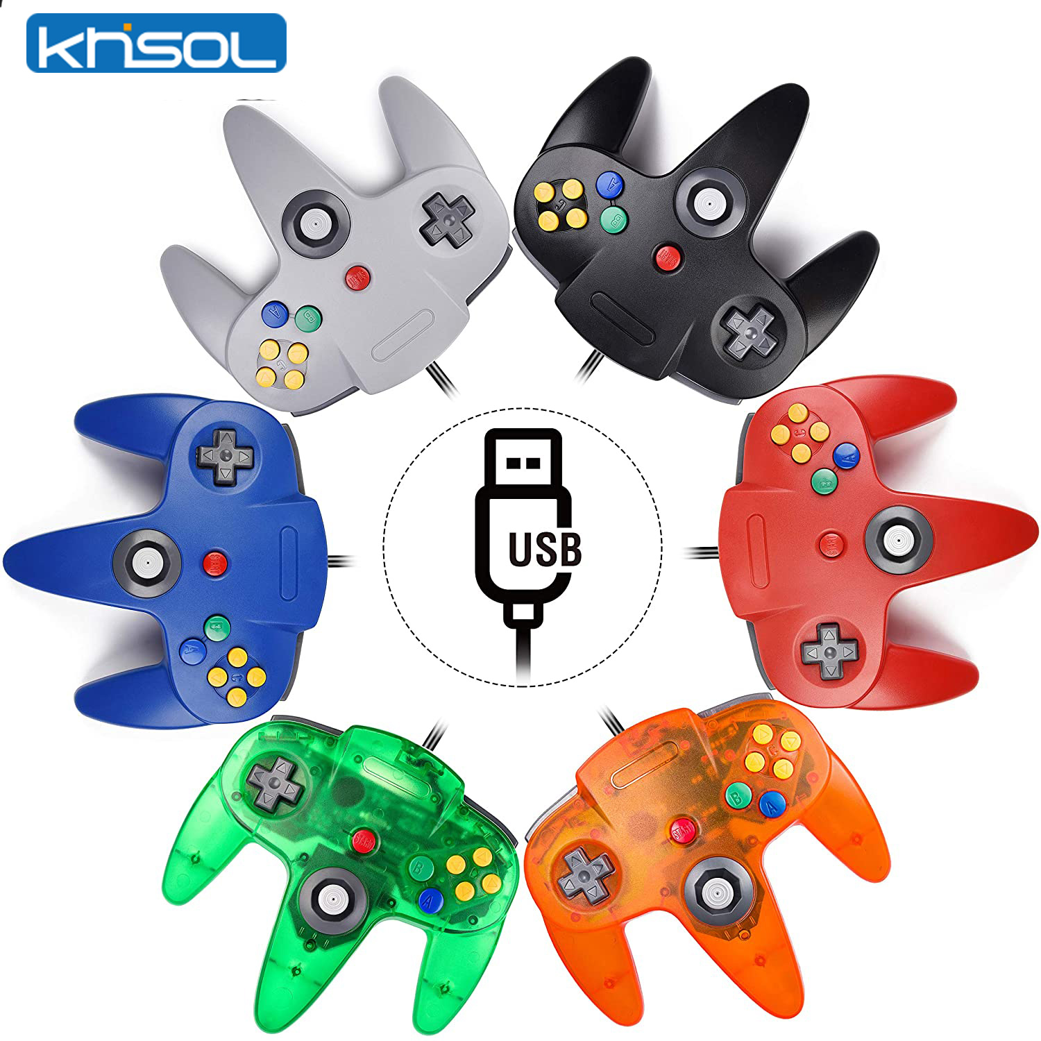 N64 Controller Classic USB Wir - Retro Gaming Kit recension och pris