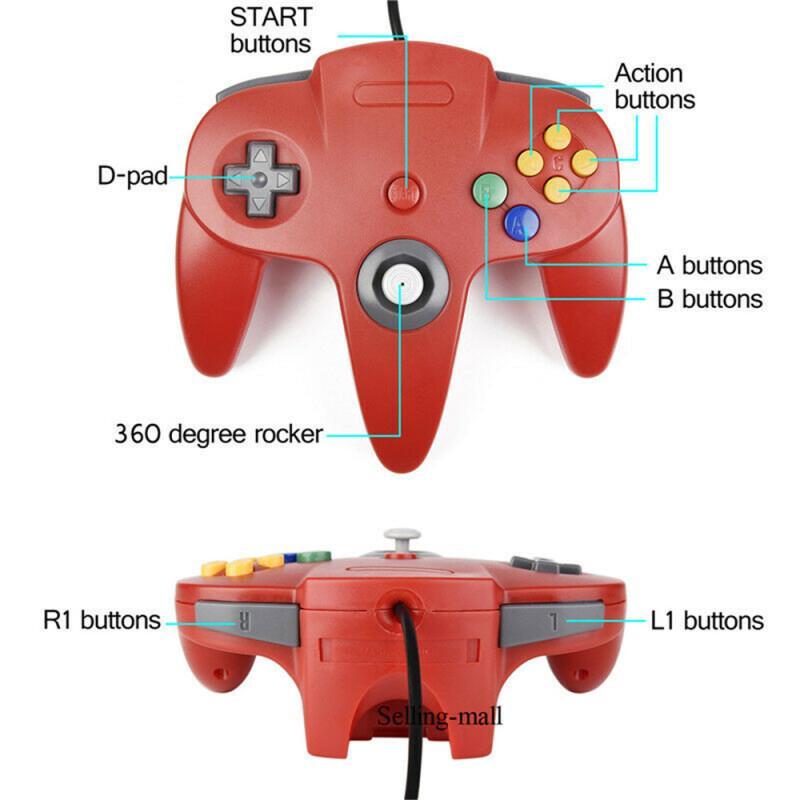 N64 Controller Classic USB Wir - Retro Gaming Kit recension och pris