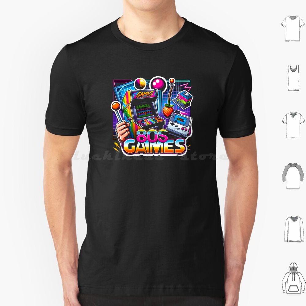 Vintage Games T Shirt 6xl Cott - Retro Gaming Gamestop recension och pris
