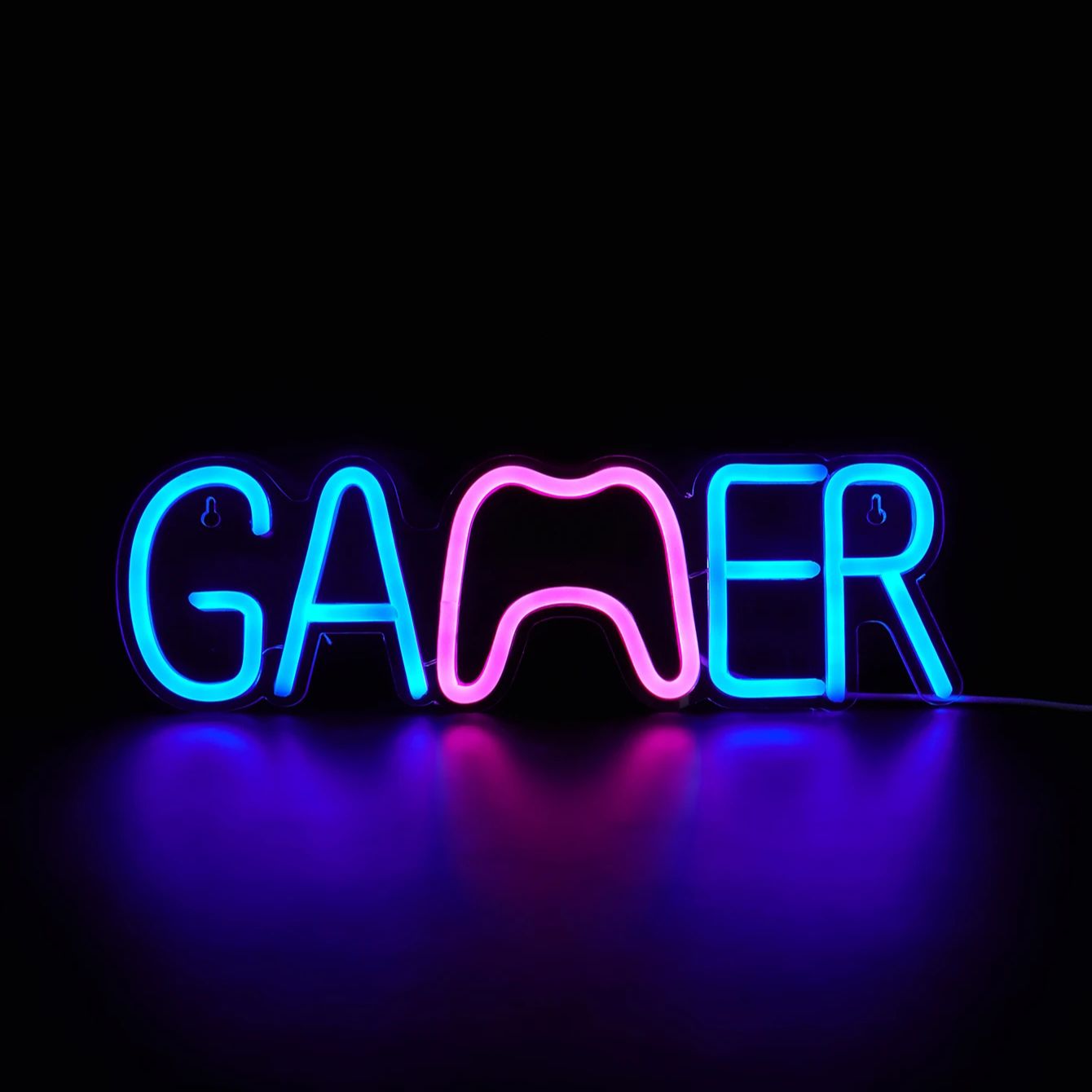 Chi-buy LED Neon Gamer Gamepad - Retro Gaming Projector recension och pris