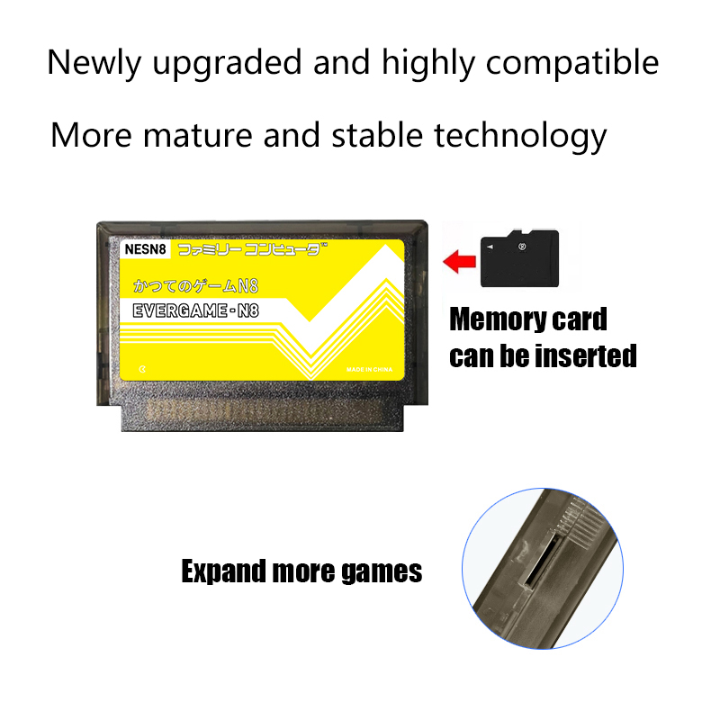 REMANK EVERGAME N8 NES Cartrid - Retro Gaming Unit recension och pris