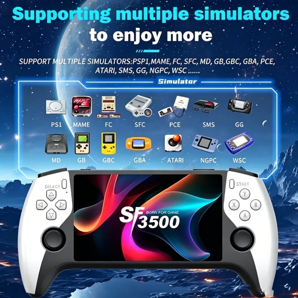 SF3500 5 inch Handheld Game Co - Retro Gaming Kit recension och pris